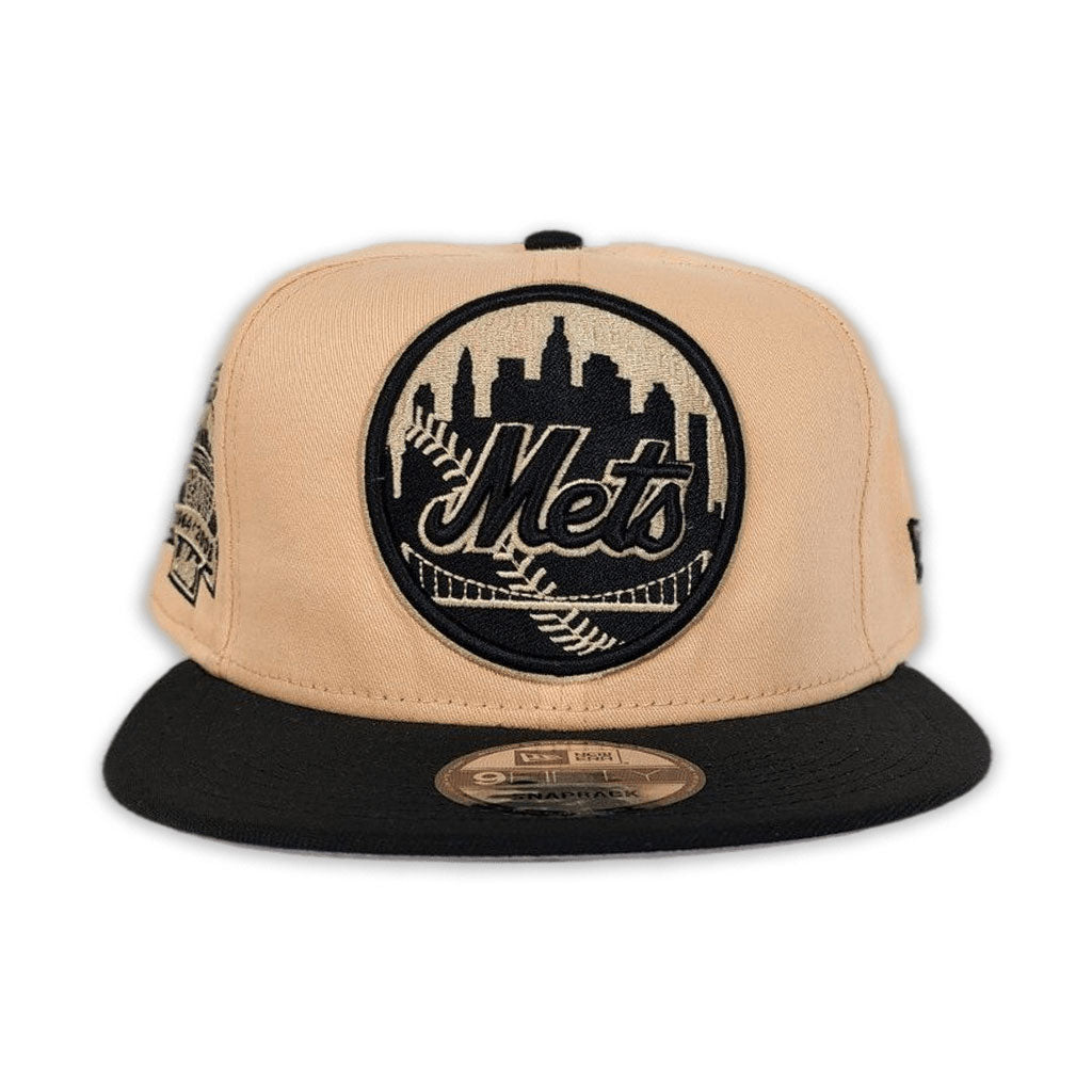 Black Corduroy New York Mets Tan Visor Gray Bottom 60th Anniversary Side Patch 9FIFTY Snapback