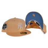 Peach New York Yankees Icy Blue Bottom 2000 World Series Side Patch New Era 59Fifty Fitted