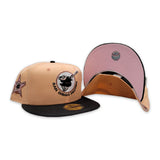 Peach San Diego Padres Black Visor Pink Bottom 1978 All Star Game Side patch New Era 59Fifty Fitted
