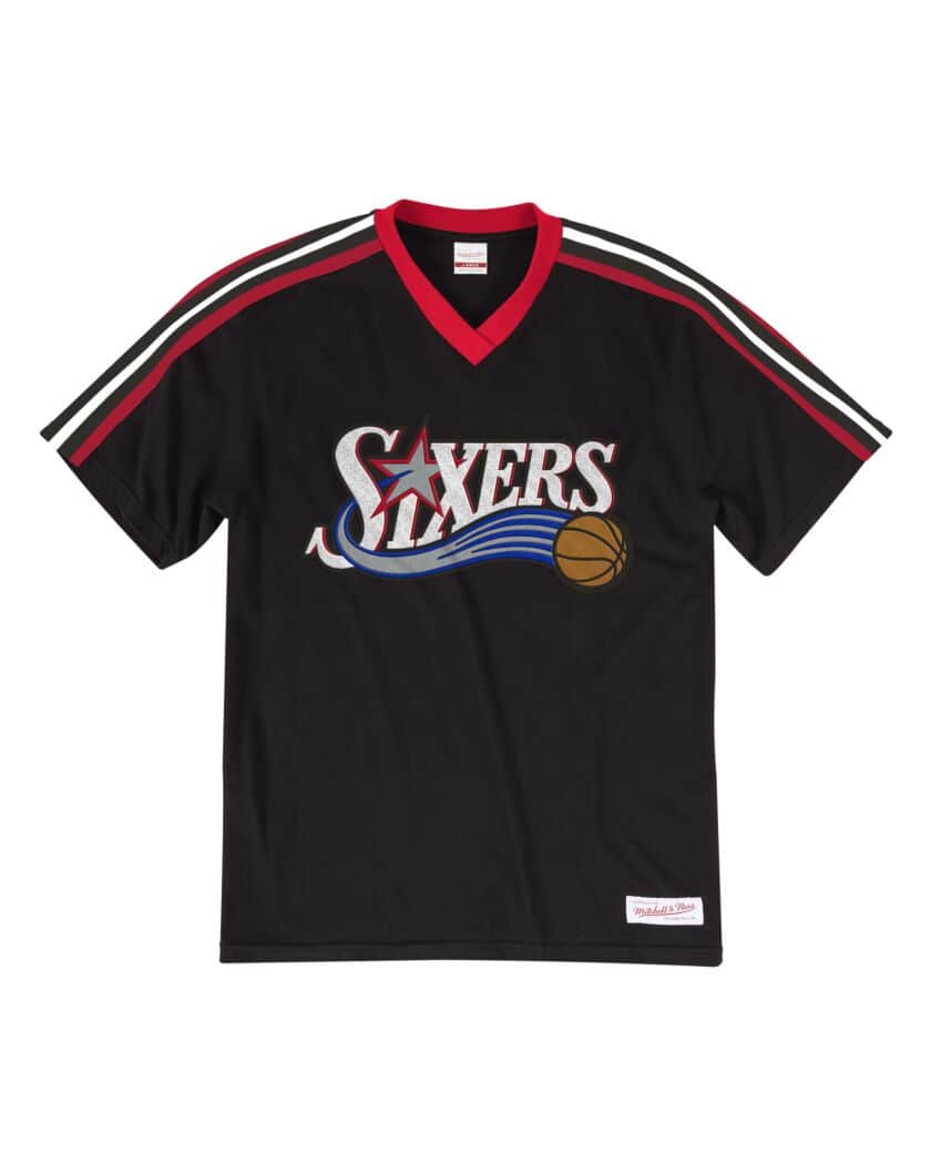 Exclusive Fitted Philadelphia 76ers Mitchell & Ness Overtime Win L