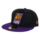 Phoenix Suns New Era Purple/Orange Official Team Color 2Tone 59FIFTY Fitted Hat