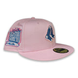 Pink Boston Red Sox Icy Blue Bottom 1999 All Star Game Side Patch New Era 59Fifty Fitted