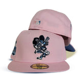 Pink Detroit Tigers Icy Blue Bottom Tiger Stadium Side Patch New Era 59Fifty Fitted