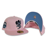 Pink Detroit Tigers Icy Blue Bottom Tiger Stadium Side Patch New Era 59Fifty Fitted