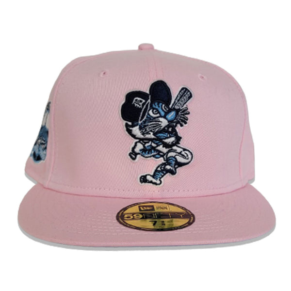 Detroit Bottom Rocker Patch Pink Detroit Tigers Icy Blue Bottom Tiger Stadium Side Patch New Era 5 ...
