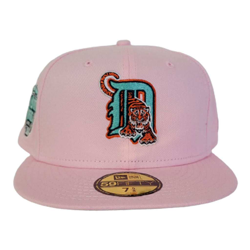 Brown Detroit Tigers Pink Bottom Tiger Stadium Side Patch New Era 59Fi –  Exclusive Fitted Inc.