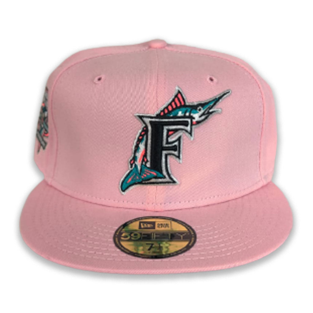Pink Marlins Hat Pink Florida Marlins Teal Bottom 10th Anniversary