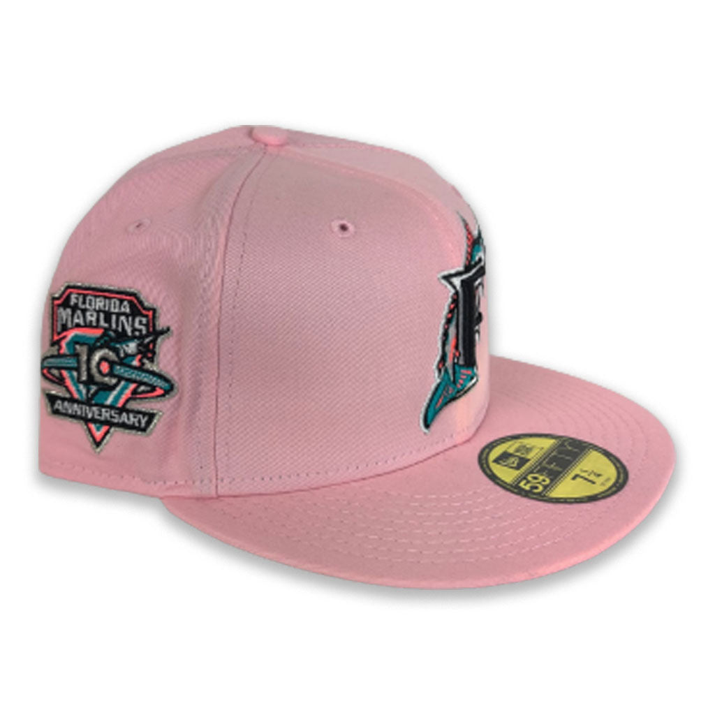 New Era 59Fifty Miami Marlins 10th Anniversary Patch Jersey Hat