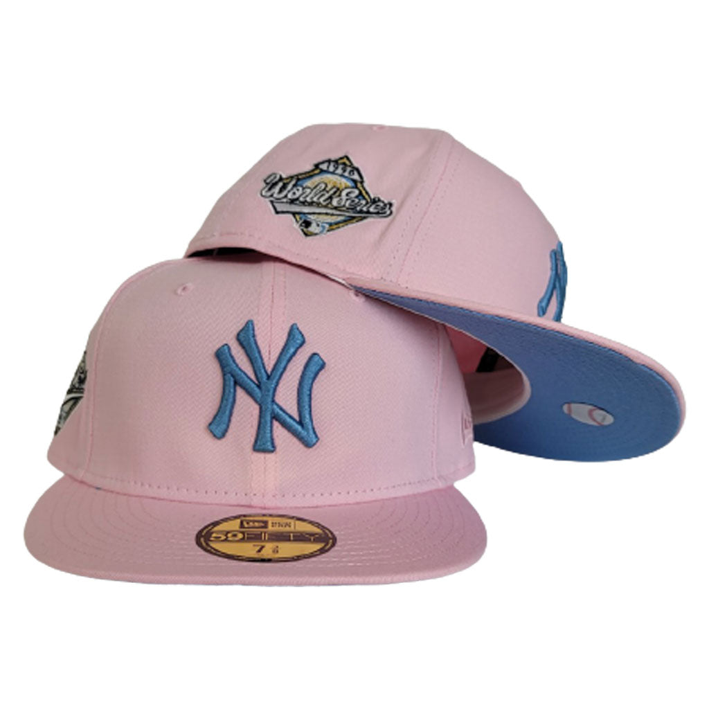 Pink New York Yankees Icy Blue Bottom 1996 World Series New Era 59Fifty Fitted