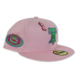 Pink Philadelphia Phillies Lavender Bottom 2004 Inaugural Season Side Patch New Era 59Fifty Fitted
