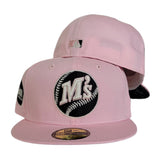 Pink Seattle Mariners Paisley Bottom Baseball Club Side Patch New Era 59Fifty Fitted