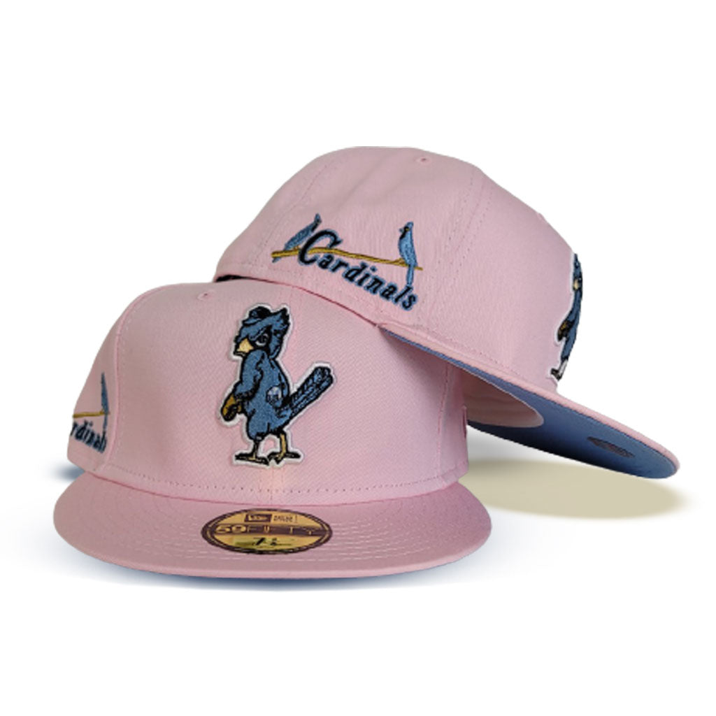 Lids St. Louis Cardinals New Era Olive Undervisor 59FIFTY Fitted Hat -  Pink/Blue