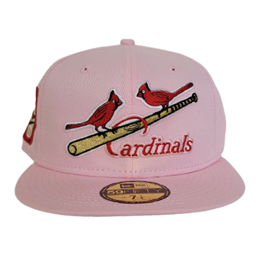 EXCLUSIVE NEW ERA 59FIFTY SAINT LOUIS CARDINALS- GREY, BLACK, PINK FITTED  HAT PIN INCLUDED. $70 OBO for Sale in Glendale, AZ - OfferUp