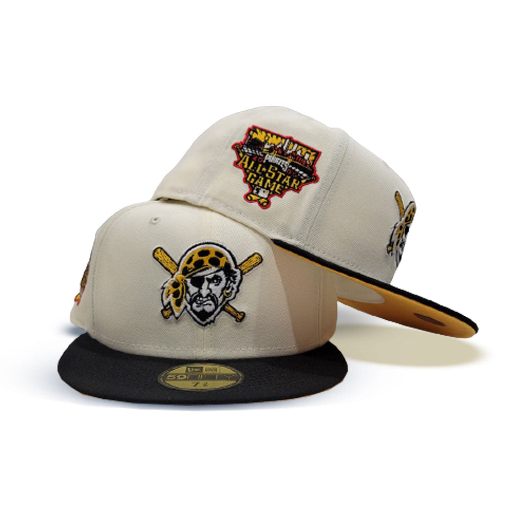 Off White Pittsburgh Pirates Yellow Bottom 2006 All Star Game New Era  59Fifty Fitted