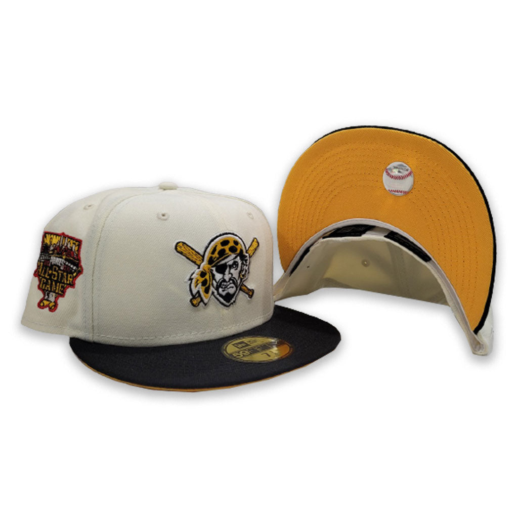 Off White Pittsburgh Pirates Yellow Bottom 2006 All Star Game New Era  59Fifty Fitted
