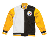 Pittsburgh Steelers Mitchell & Ness Men's NFL Team History Warm up Jacket