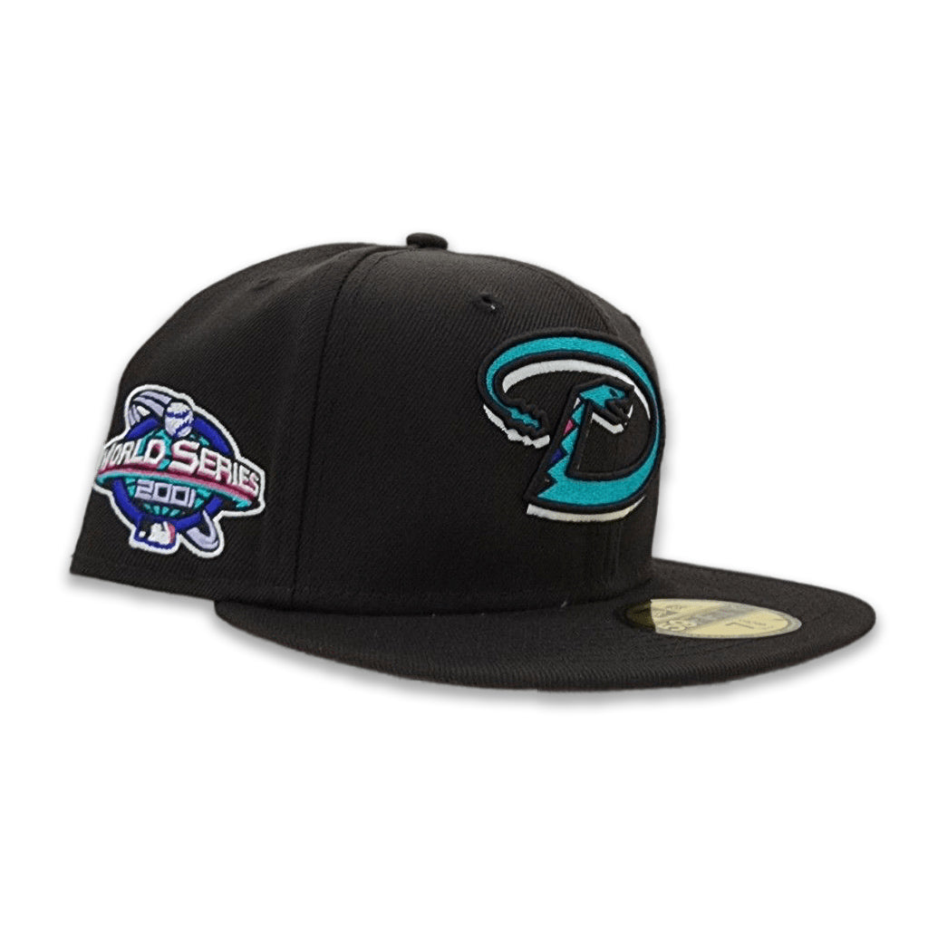 Arizona Diamondbacks New Era 2001 World Series Polar Lights 59FIFTY Fitted  Hat - Black