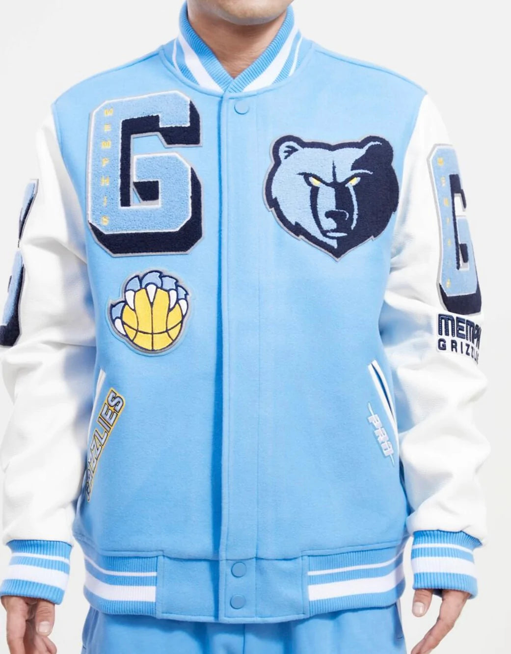 NBA Memphis Grizzlies Varsity Jacket - Navy – October's Very Own