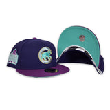 Purple Chicago Cubs Grape Purple Visor mint Bottom 2016 World Series Side Patch New Era 59Fifty Fitted