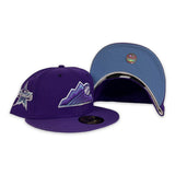 Purple Colorado Rockies Icy Blue Bottom 2021 All Star Game Side Patch New Era 59Fifty Fitted