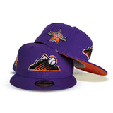 Purple Colorado Rockies Orange Bottom 2021 All Star Game Side Patch New Era 59Fifty Fitted
