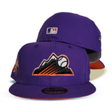 Purple Colorado Rockies Orange Bottom 2021 All Star Game Side Patch New Era 59Fifty Fitted