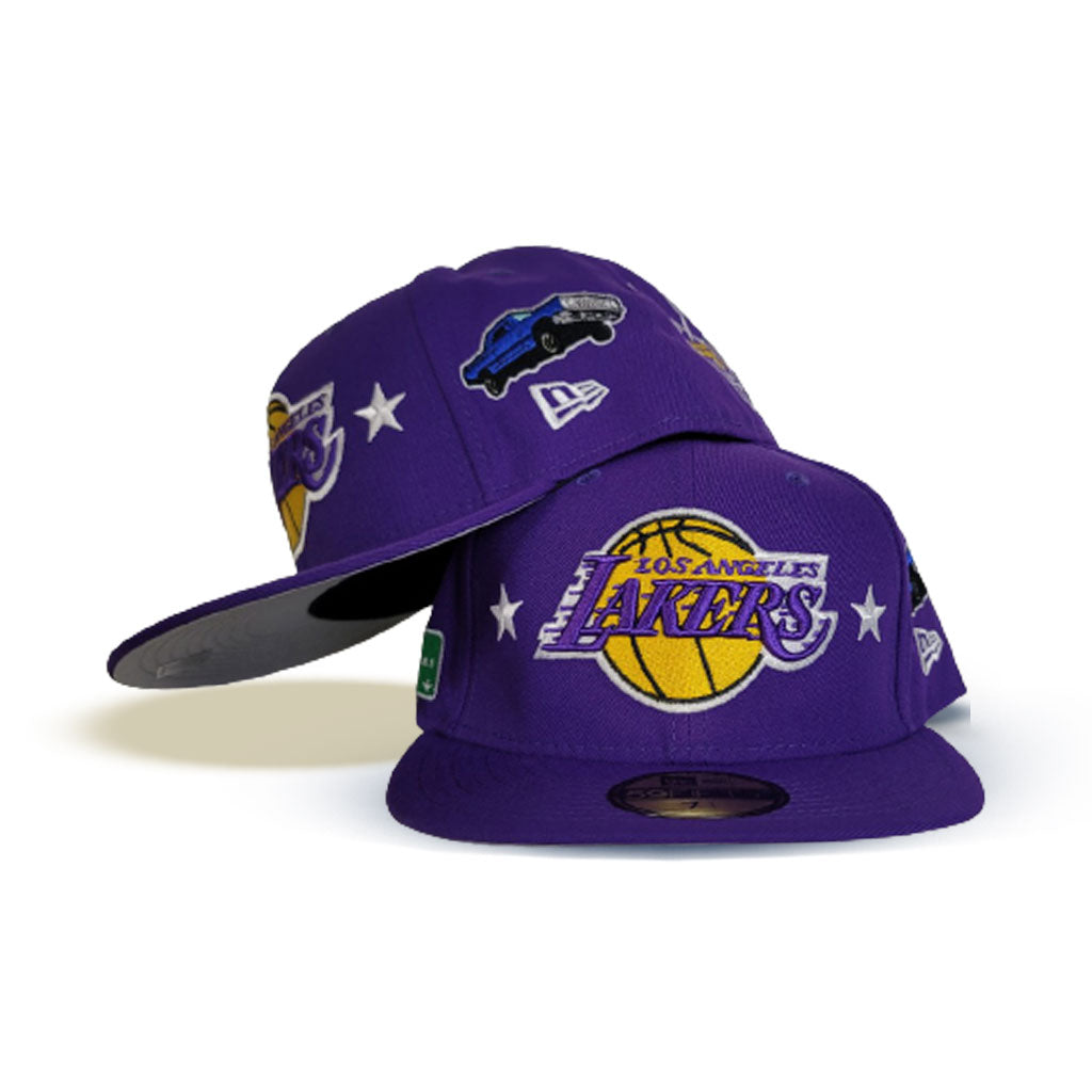 New Era Los Angeles Lakers City Transit 59Fifty Fitted Hat Purple