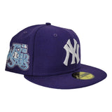 Purple New York Yankees Icy Blue Bottom 75th World Series New Era 59Fifty Fitted