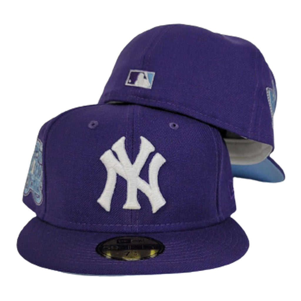 Purple New York Yankees Icy Blue Bottom 75th World Series New Era 59Fi –  Exclusive Fitted Inc.