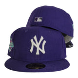 Purple New York Yankees Paisley Bottom 1996 World Series Side Patch New Era 59Fifty Fitted