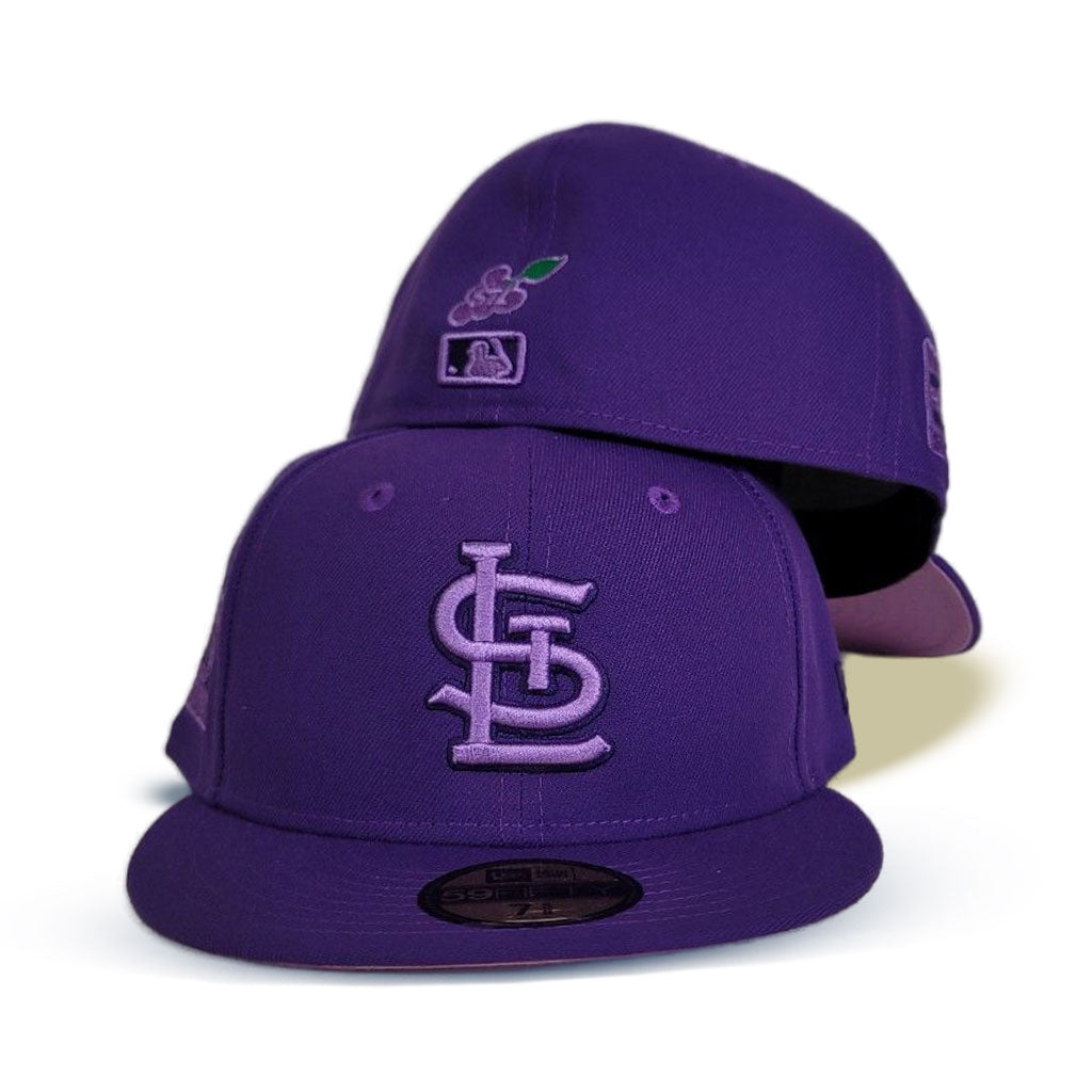 Purple St. Louis Cardinals Light Purple Bottom 2006 World Series Side Patch New Era Fitted 7 1/8