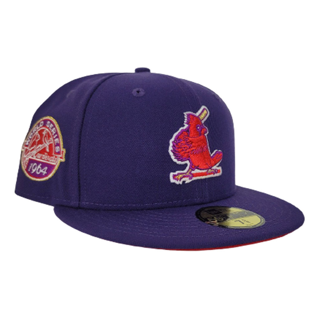 Purple St. Louis Cardinals Red Bottom 1964 World Series New Era 59Fifty Fitted