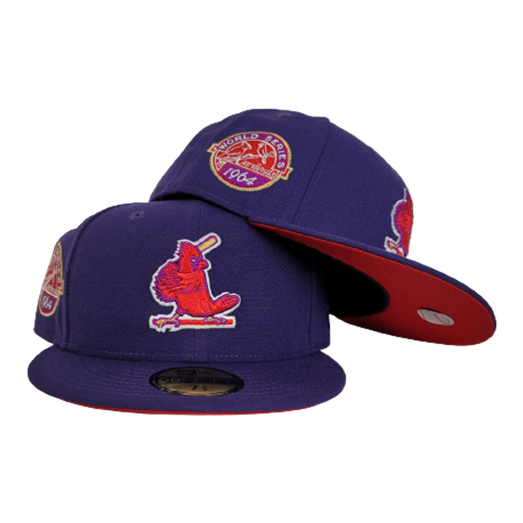 Purple St. Louis Cardinals Red Bottom 1964 World Series New Era 59Fifty Fitted