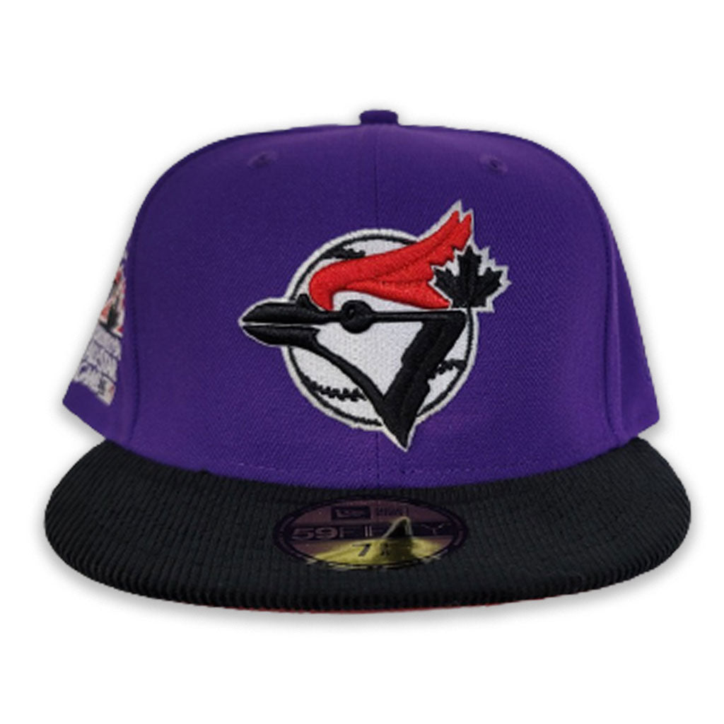 Exclusive Fitted Toronto Blue Jays New Era Purple Cap Corduroy Brim 7 1/2