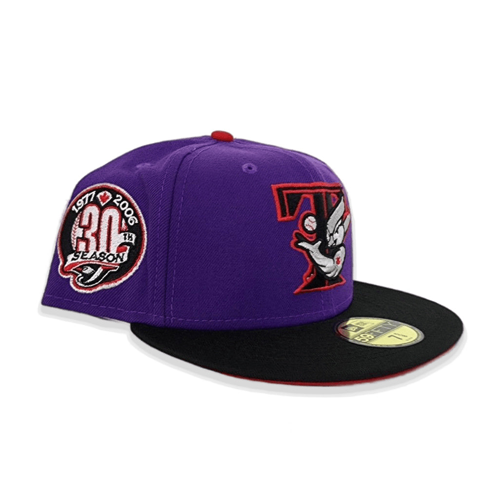 New Era 59FIFTY Los Angeles Lakers 75th Anniversary Patch Word Hat - Purple Purple / 7 1/4