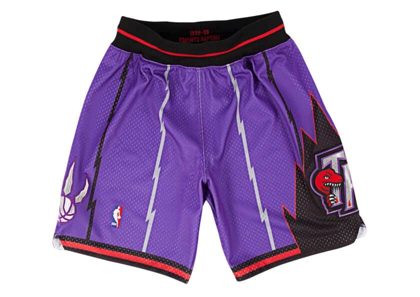 Solestop.com - Mitchell & Ness Men NBA Toronto Raptors Hyper Hoops Swingman Short Purple, S