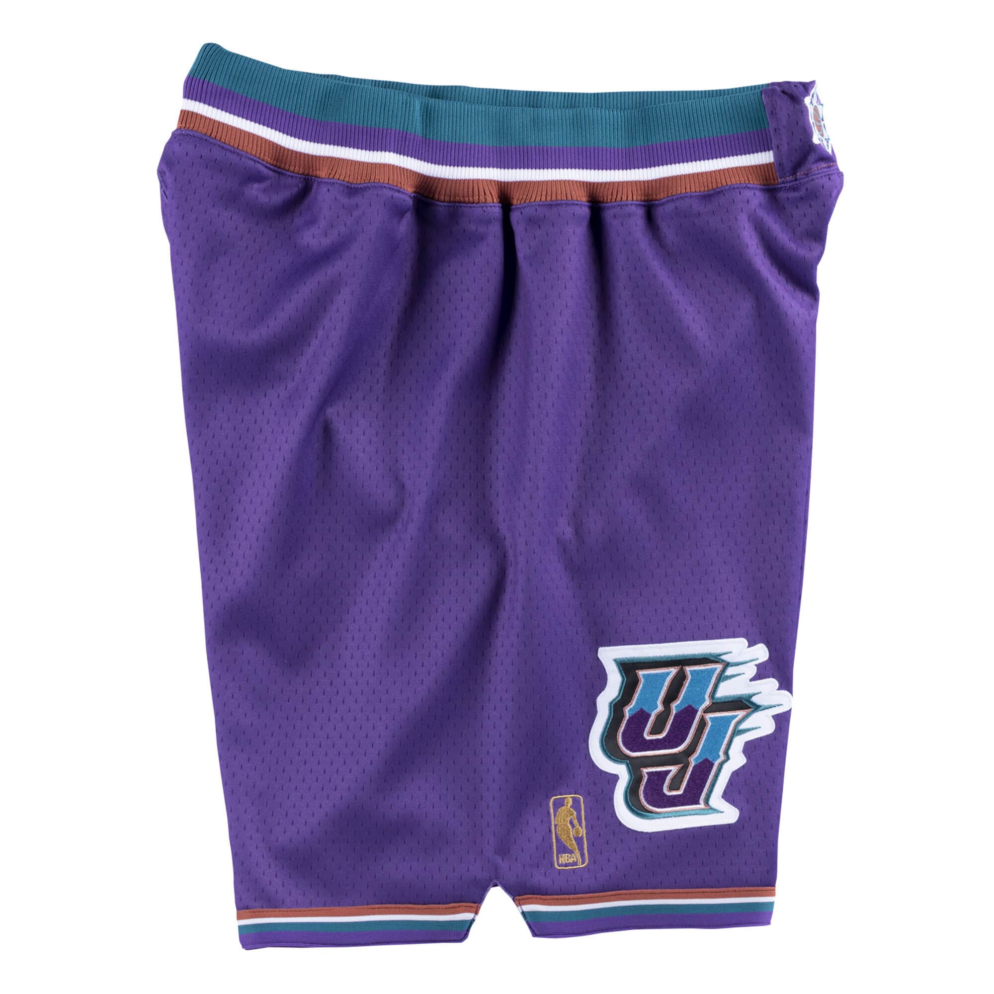 Just Don Utah Jazz Basketball Shorts Adult Medium Purple NBA Mens