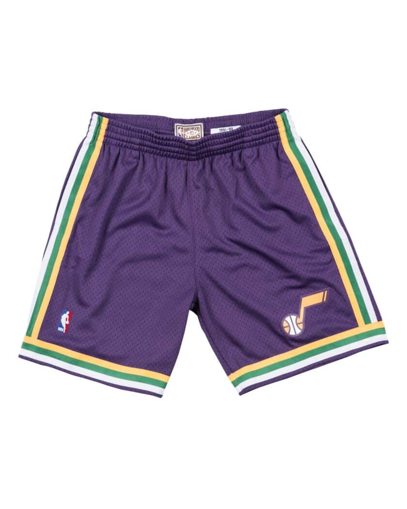 Purple Utah Jazz Mitchell & Ness Hardwood Classic Men's Swingman Shorts