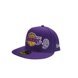 Purple Los Angeles Lakers Patchwork Bottom New Era 59Fifty Fitted