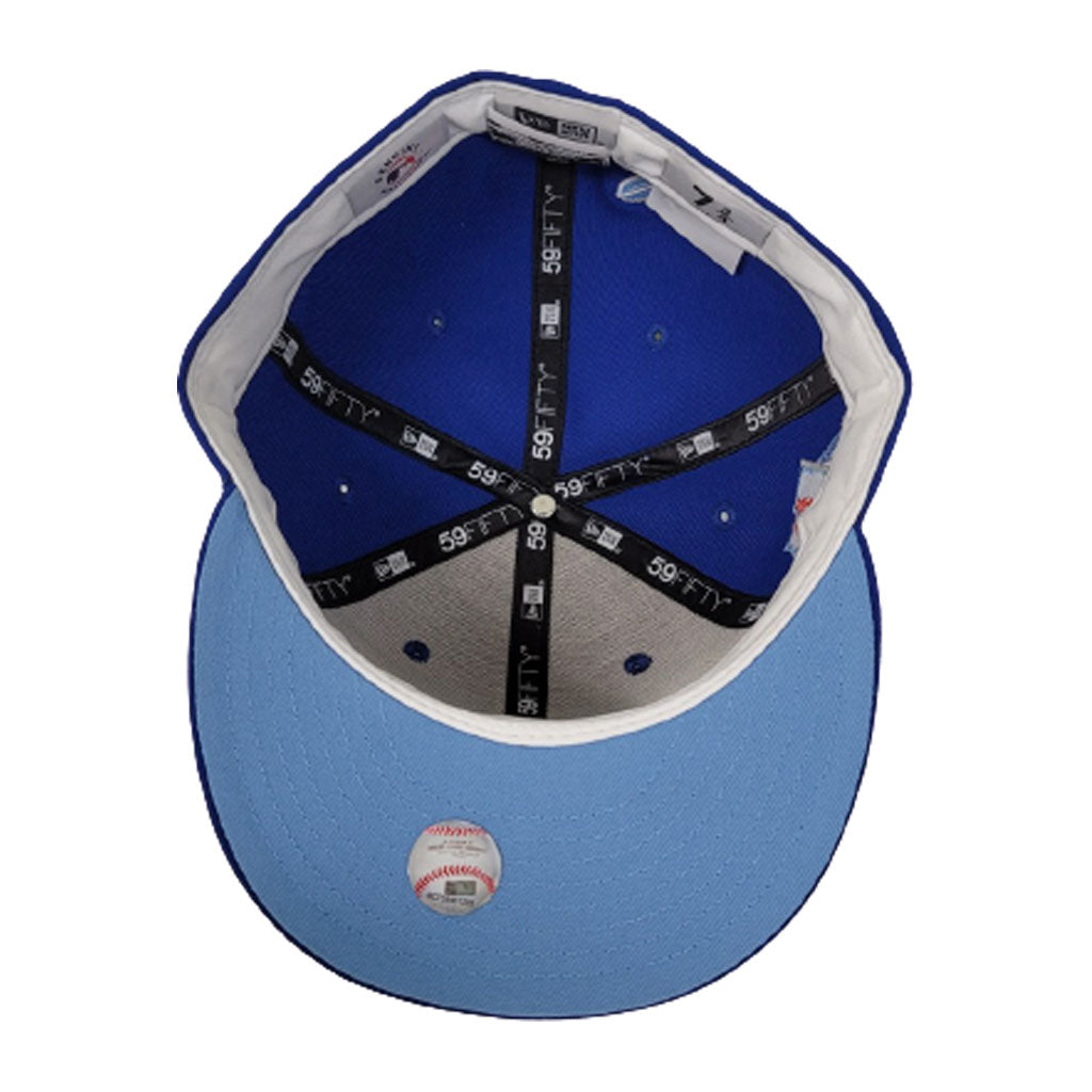 ROYAL BLUE NEW YORK METS ICY BLUE BOTTOM STATUE OF LIBERTY NEW ERA 59FIFTY FITTED HAT