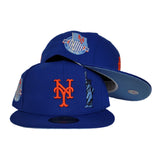 ROYAL BLUE NEW YORK METS ICY BLUE BOTTOM STATUE OF LIBERTY NEW ERA 59FIFTY FITTED HAT