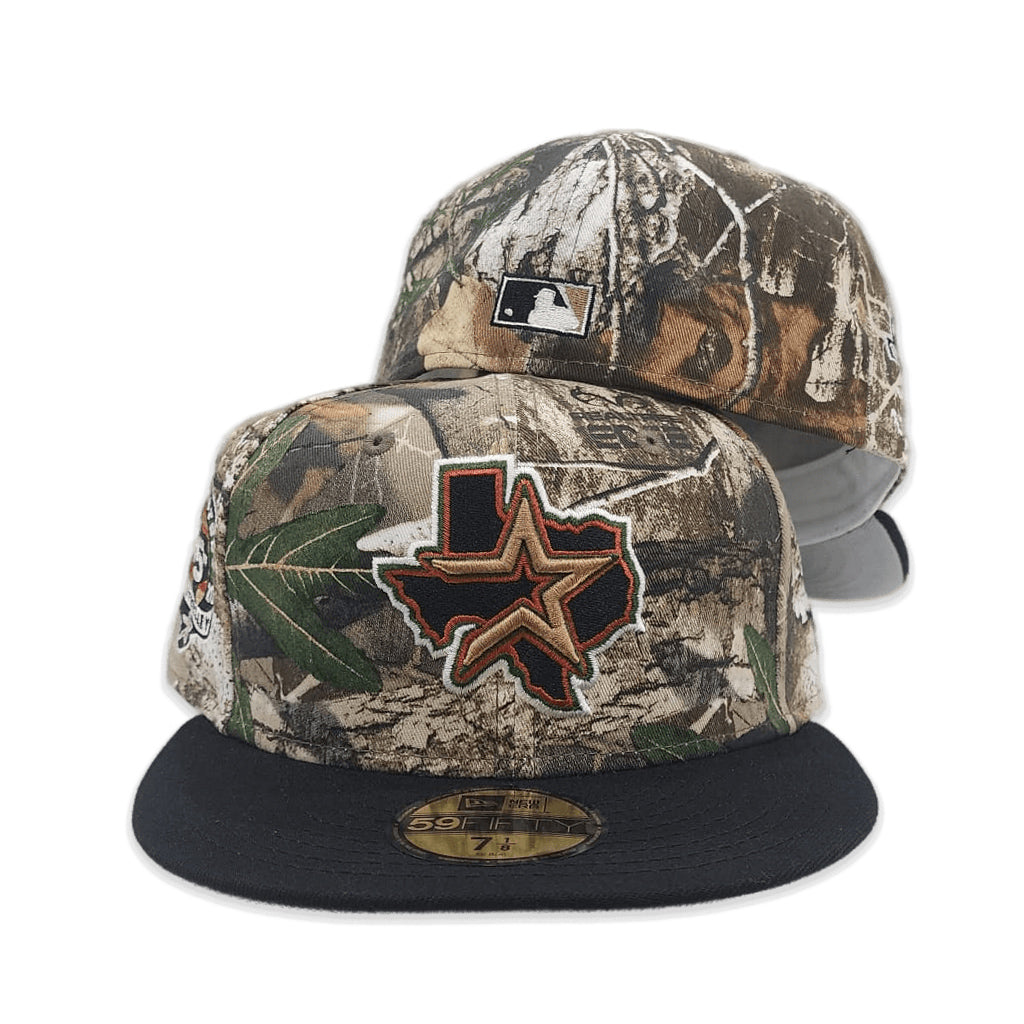 Houston Astros New Era Cooperstown Collection 2017 World Series Woodland  Reflective Undervisor 59FIFTY Fitted Hat - Camo