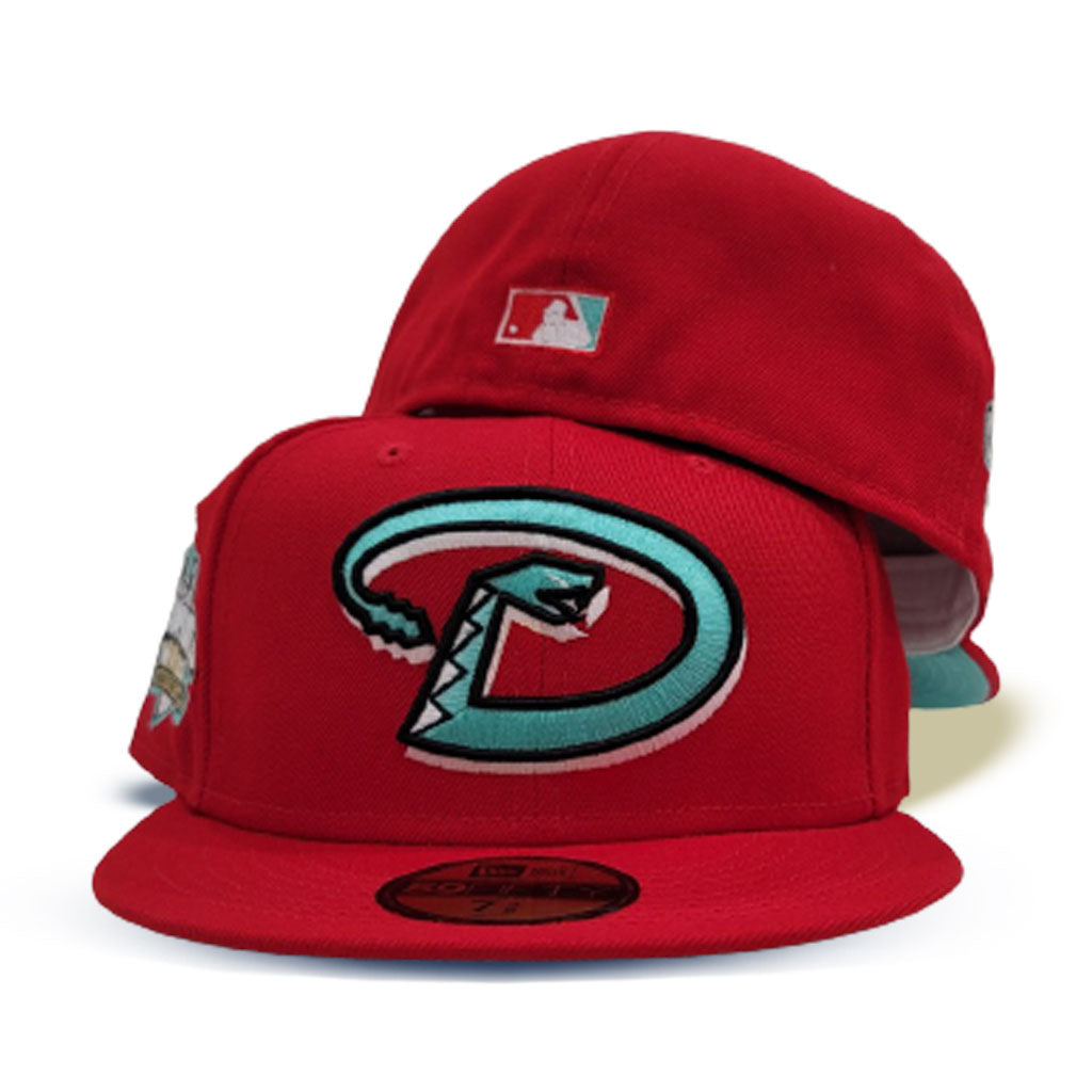 Red Script Arizona Diamondbacks Gray Bottom 20th Anniversary Side Patc –  Exclusive Fitted Inc.