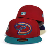 Red Arizona Diamondbacks Purple Bottom New Era 59fifty fitted 