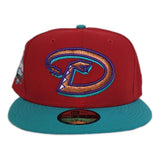 Red Arizona Diamondbacks Purple Bottom New Era 59fifty fitted 