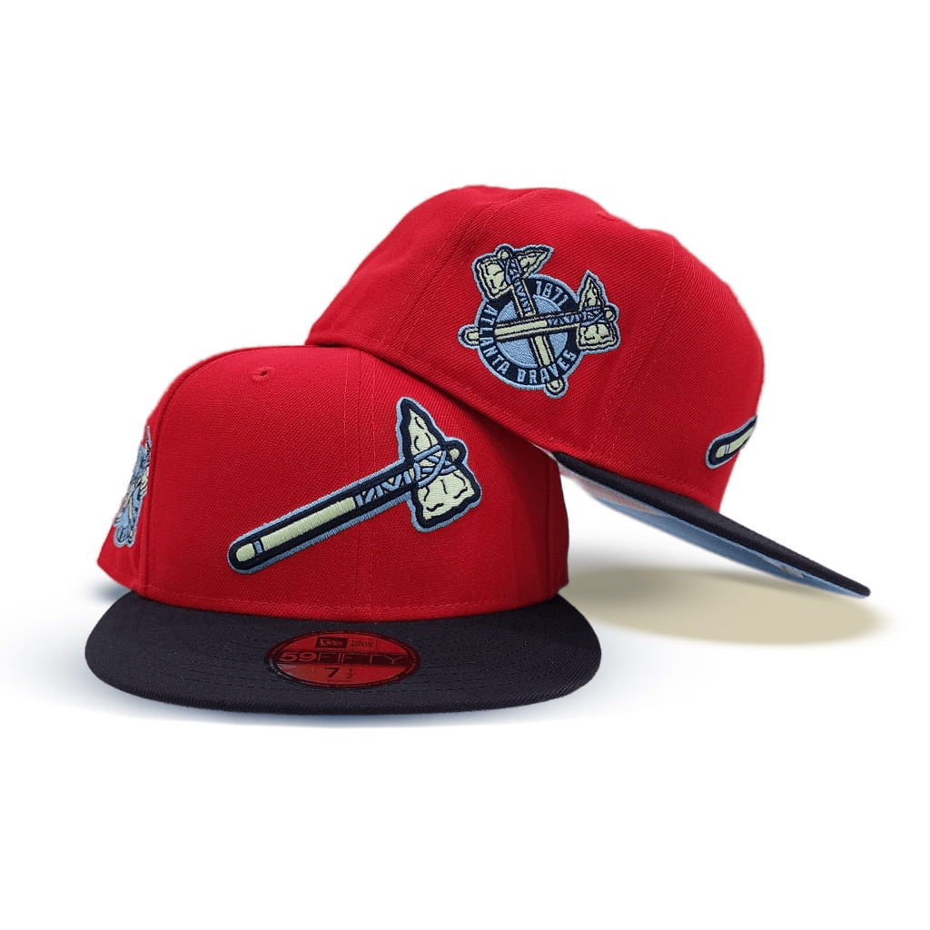 https://exclusivefitted.com/cdn/shop/products/Red-Atlanta-Braves-Navy-Blue-Visor-Icy-Blue-Bottom-1871-Atlanta-Braves-Side-Patch-New-Era-59Fifty-Fitted-1.jpg?v=1669447075