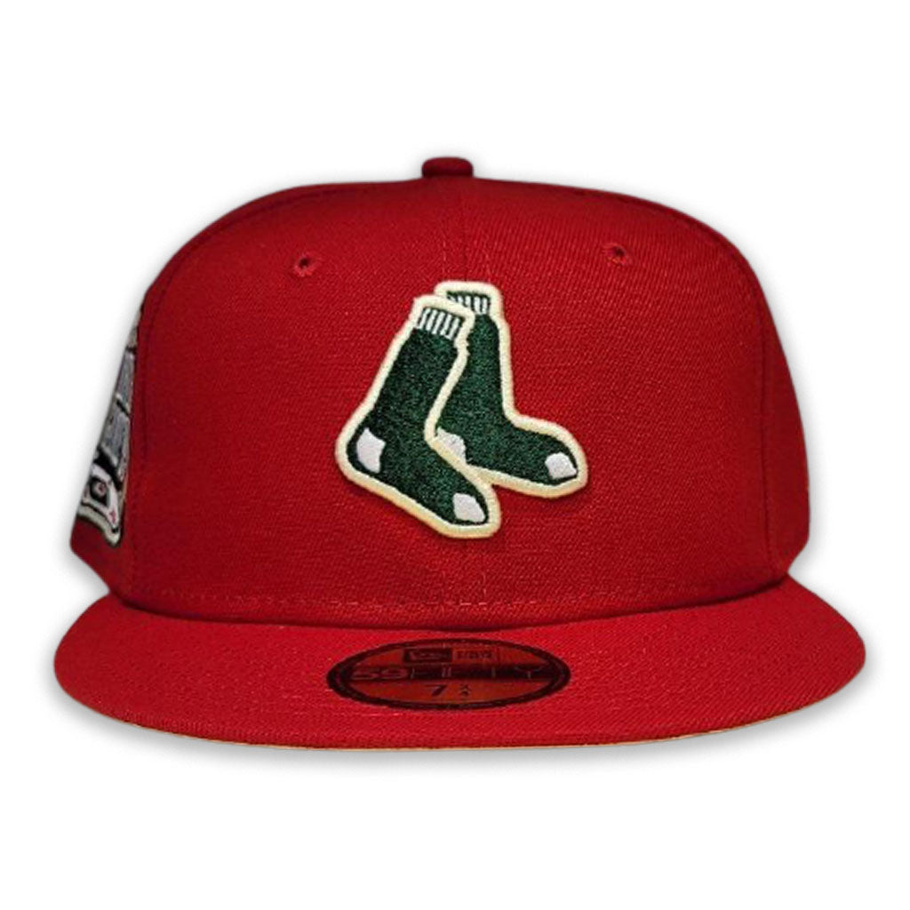 Soft Yellow New Era Boston Red Sox Red Bottom 1999 All Star Game side –  Exclusive Fitted Inc.