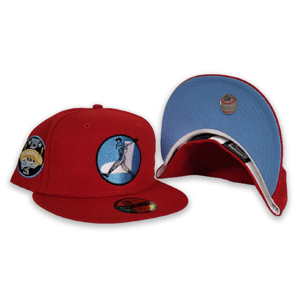 St. Louis Cardinals Black and Icy Blue Old School Logo Cardinals Patch Icy  Blue UV New Era 59FIFTY Fitted Hat