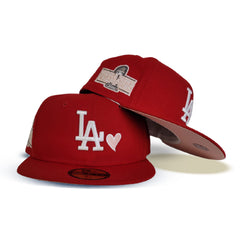 New Era Dodgers World Series SP Hearts Fitted Cap