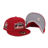 Red Houston Astros Gray Bottom Celebrating 35 Years Side Patch New Era 59Fifty Fitted